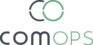 ComOps logo with stylized overlapping C and O in black and green.