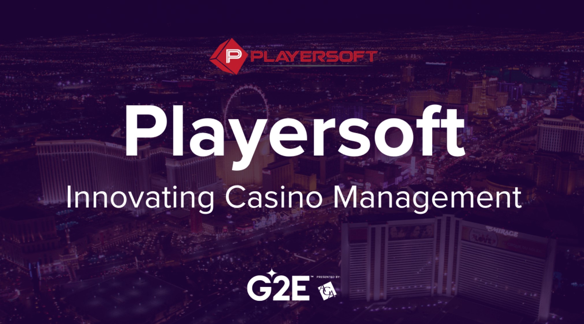 Playersoft will be showcasing their mobile solutions suite at G2E in booth #3012